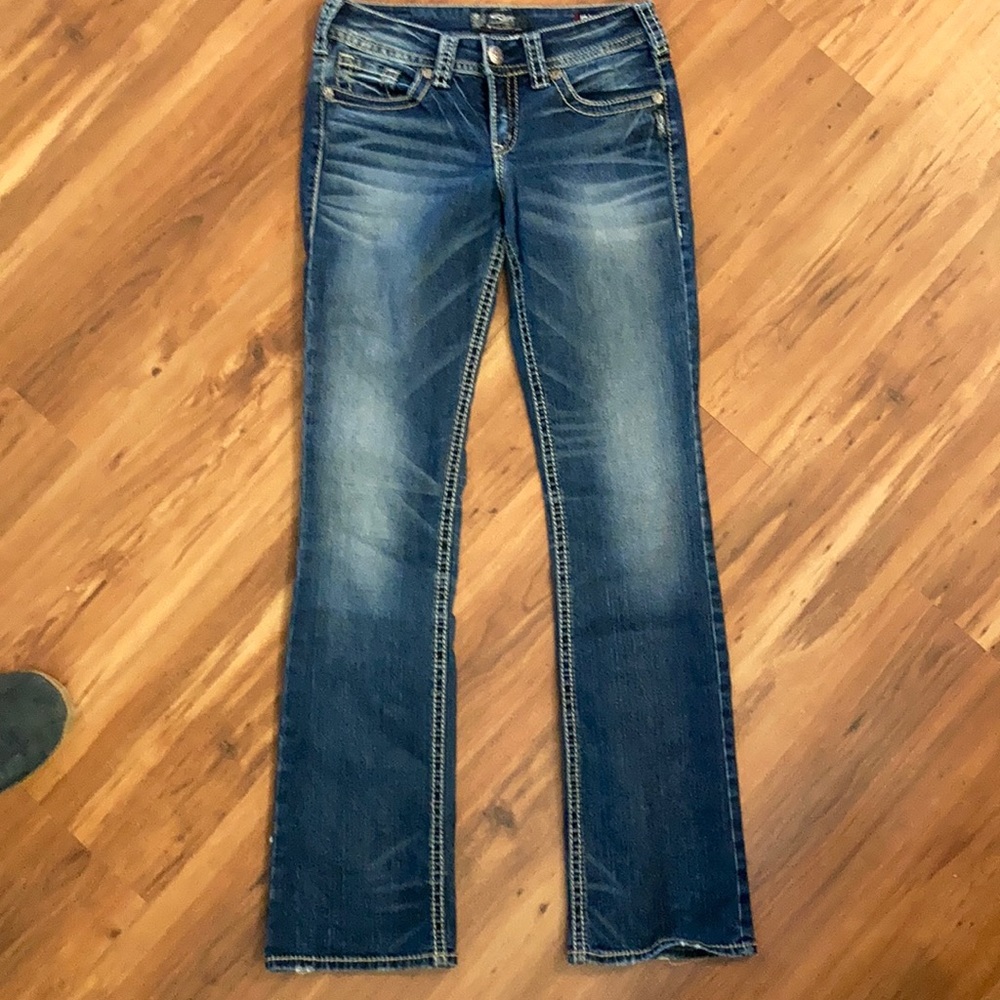 Silver Suki mid slim bootcut 28x34